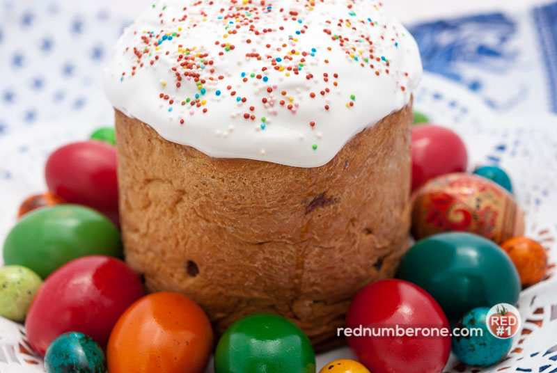 Kulich Easter bread