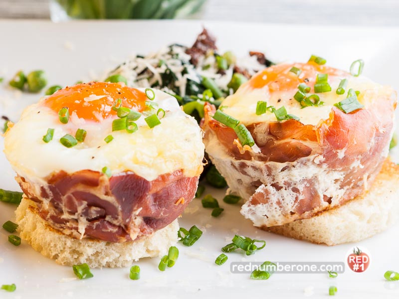 Eggs Baked in Ham Cups – Easy Breakfast Recipe