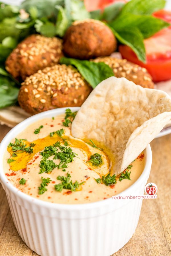 Hummus Traditional Recipe RedNumberONE