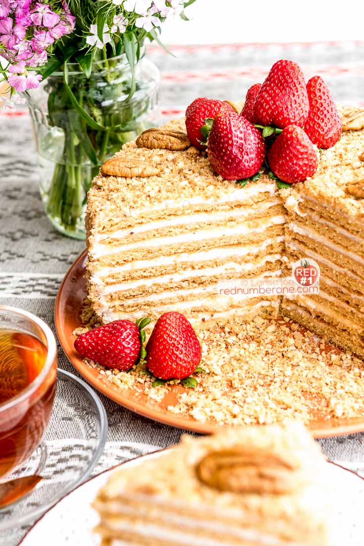 Russian Honey Cake - Medovic Recipe